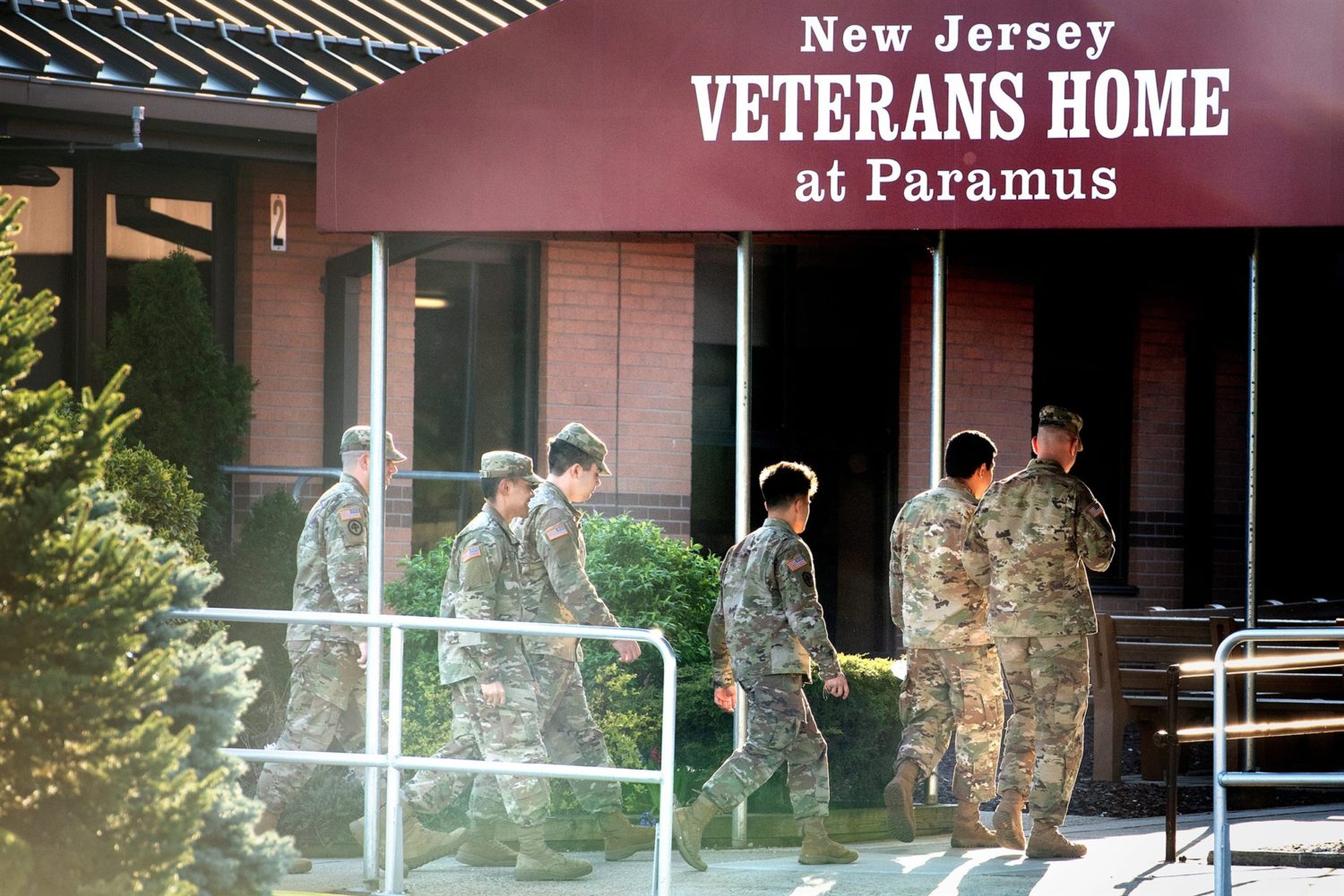 The New Jersey Veterans Home in Paramus on Wednesday, April 8, 2020